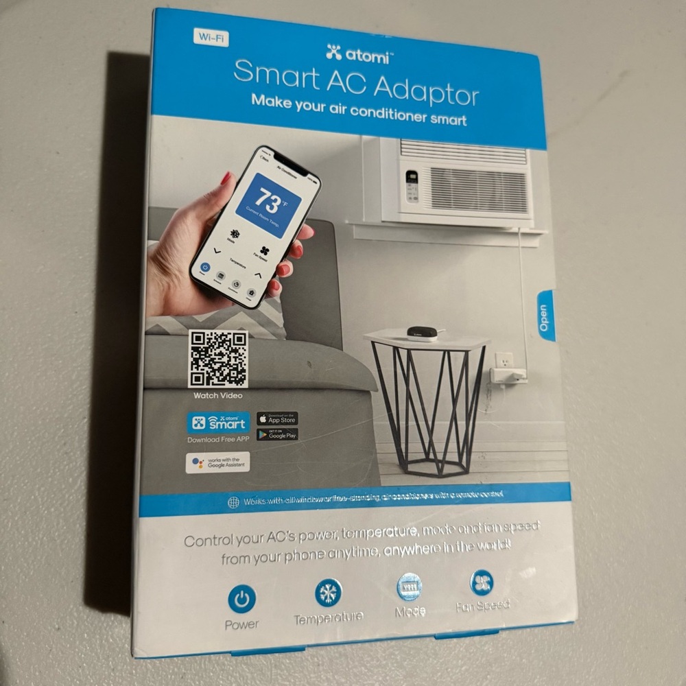 Atomi Smart App AC Air Conditioner Control IOS Google Alexa Compatible